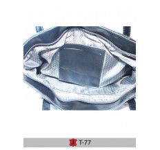 Torebka Skórzana model T-77 Czarna